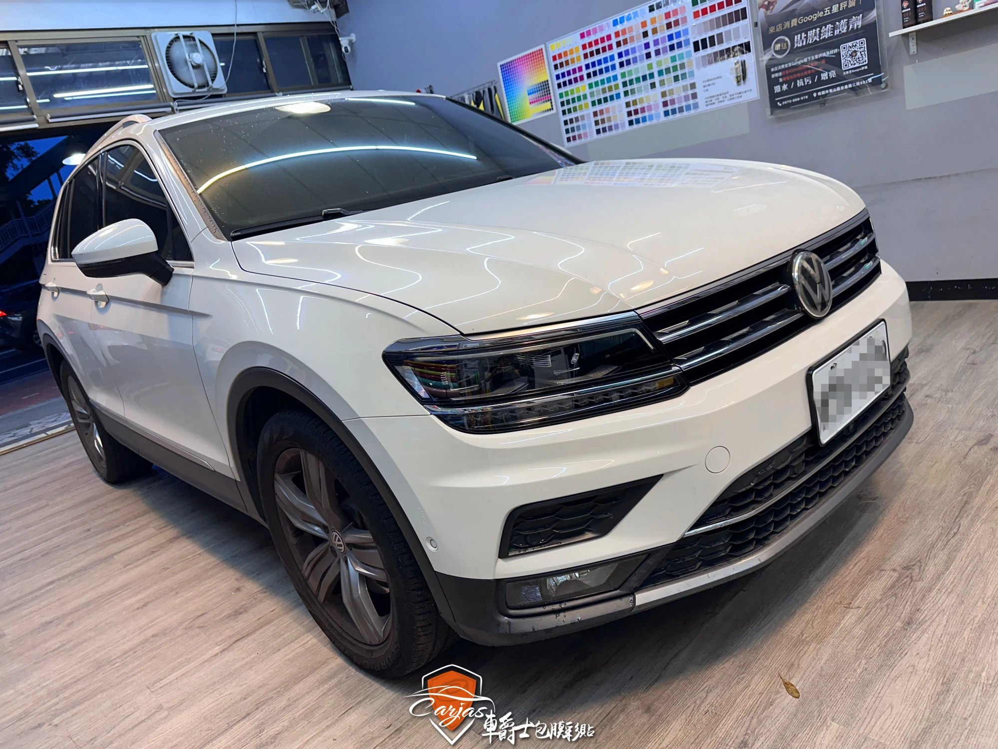 VOLKSWAGEN TIGUAN 大燈TPU自體修復透明犀牛皮保護包膜