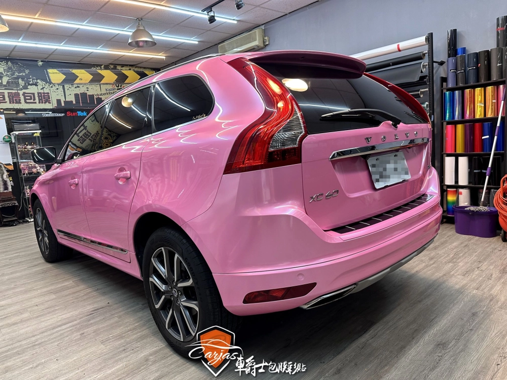 VOLVO XC60 貝殼金屬粉全車改色包膜