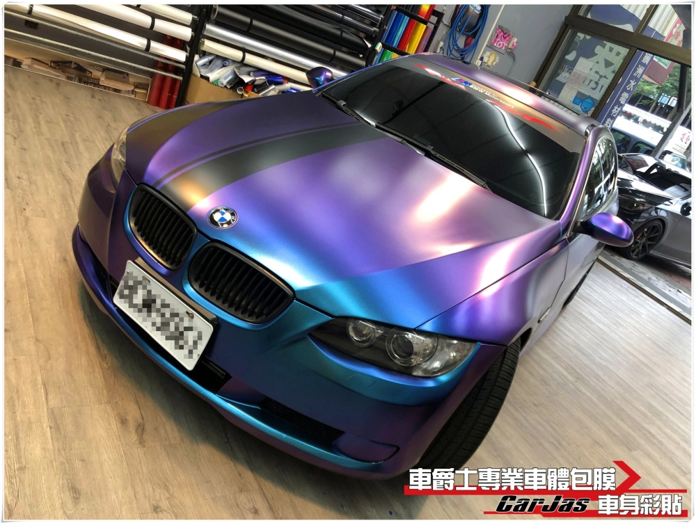 BMW 335 全車奢華變色改色包膜