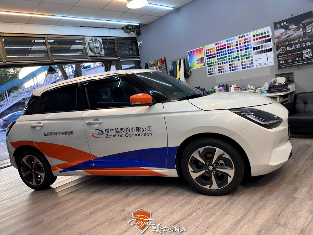 SUZUKI SWIFT 企業形象車體廣告車身彩貼