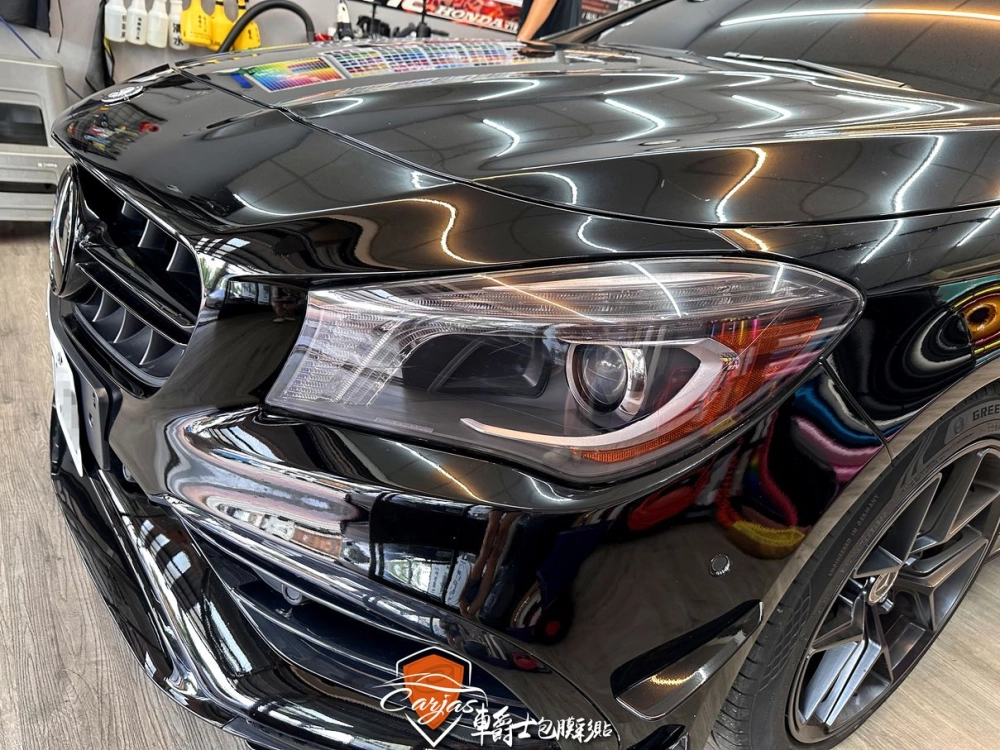 BENZ CLA 大燈淺黑、尾燈深黑燻黑自體修復犀牛皮保護包膜