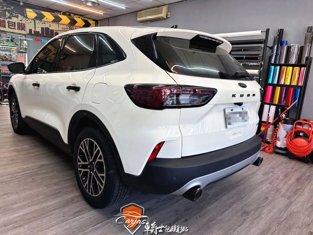 FORD KUGA 尾燈灰黑燻黑改色包膜