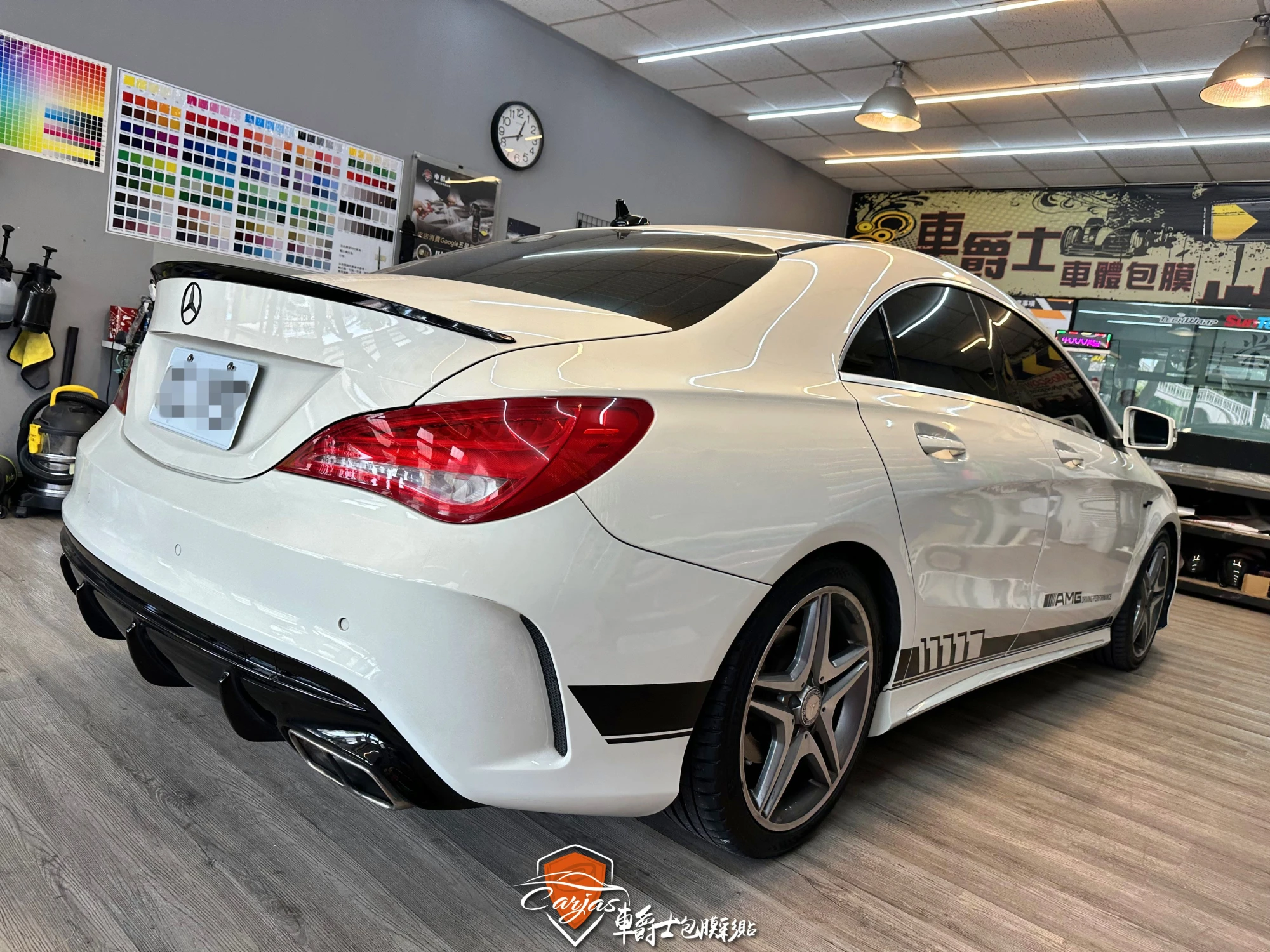 BENZ CLA250 客製化AMG車身彩貼