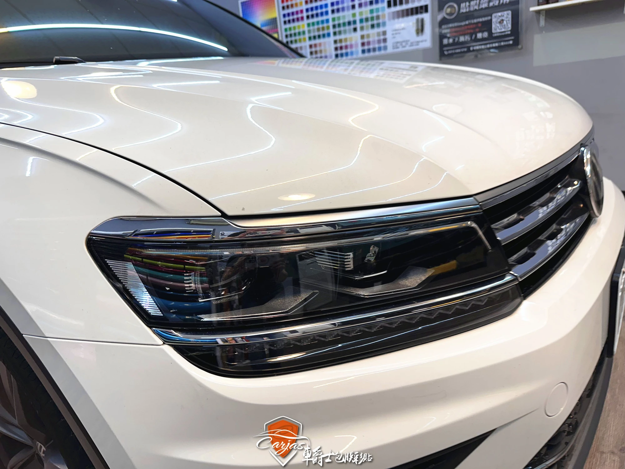 VOLKSWAGEN TIGUAN 大燈TPU自體修復透明犀牛皮保護包膜