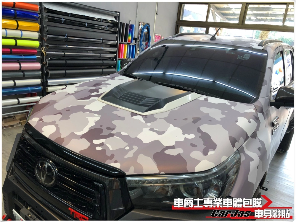 TOYOTA HILUX 全車迷彩改色包膜