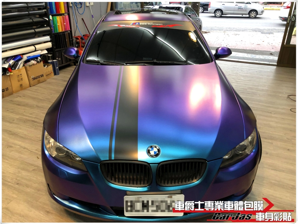 BMW 335 全車奢華變色改色包膜