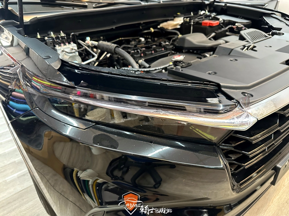 HONDA CR-V 全車漆面TPU自體修復透明犀牛皮保護膜、大燈燻黑改色包膜