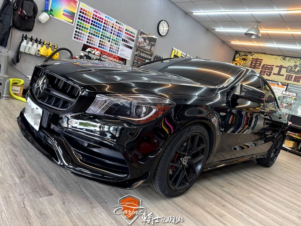 BENZ CLA 大燈淺黑、尾燈深黑燻黑自體修復犀牛皮保護包膜