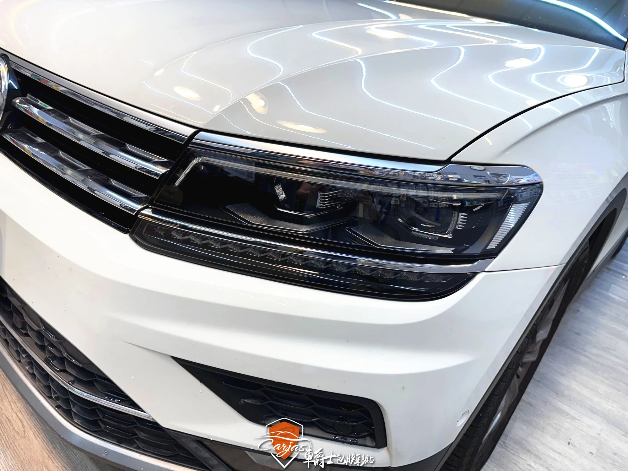 VOLKSWAGEN TIGUAN 大燈TPU自體修復透明犀牛皮保護包膜