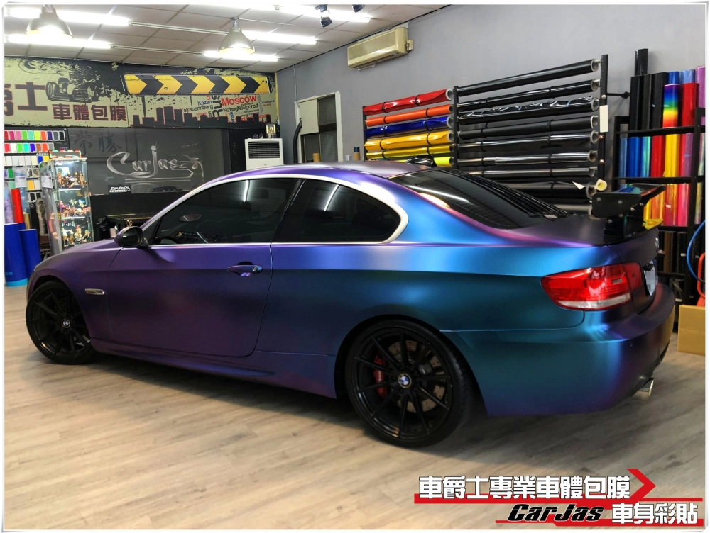 BMW 335 全車奢華變色改色包膜