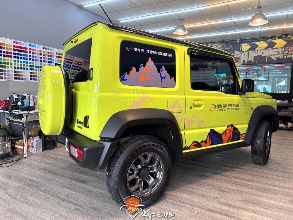 SUZUKI JIMNY 企業形象車體廣告車身彩貼