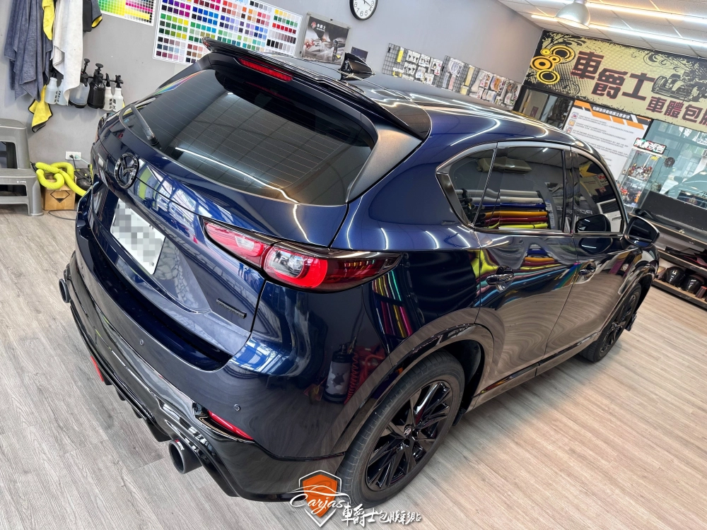 MAZDA CX-5 類全景天窗高亮黑車頂貼膜