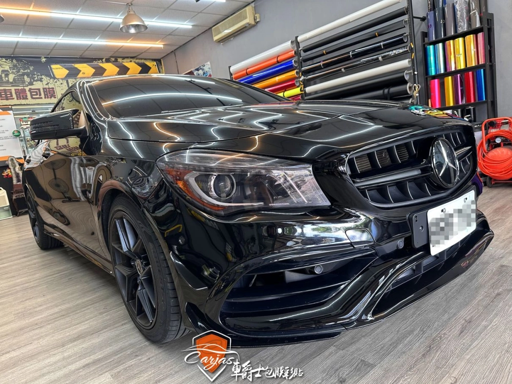 BENZ CLA 大燈淺黑、尾燈深黑燻黑自體修復犀牛皮保護包膜