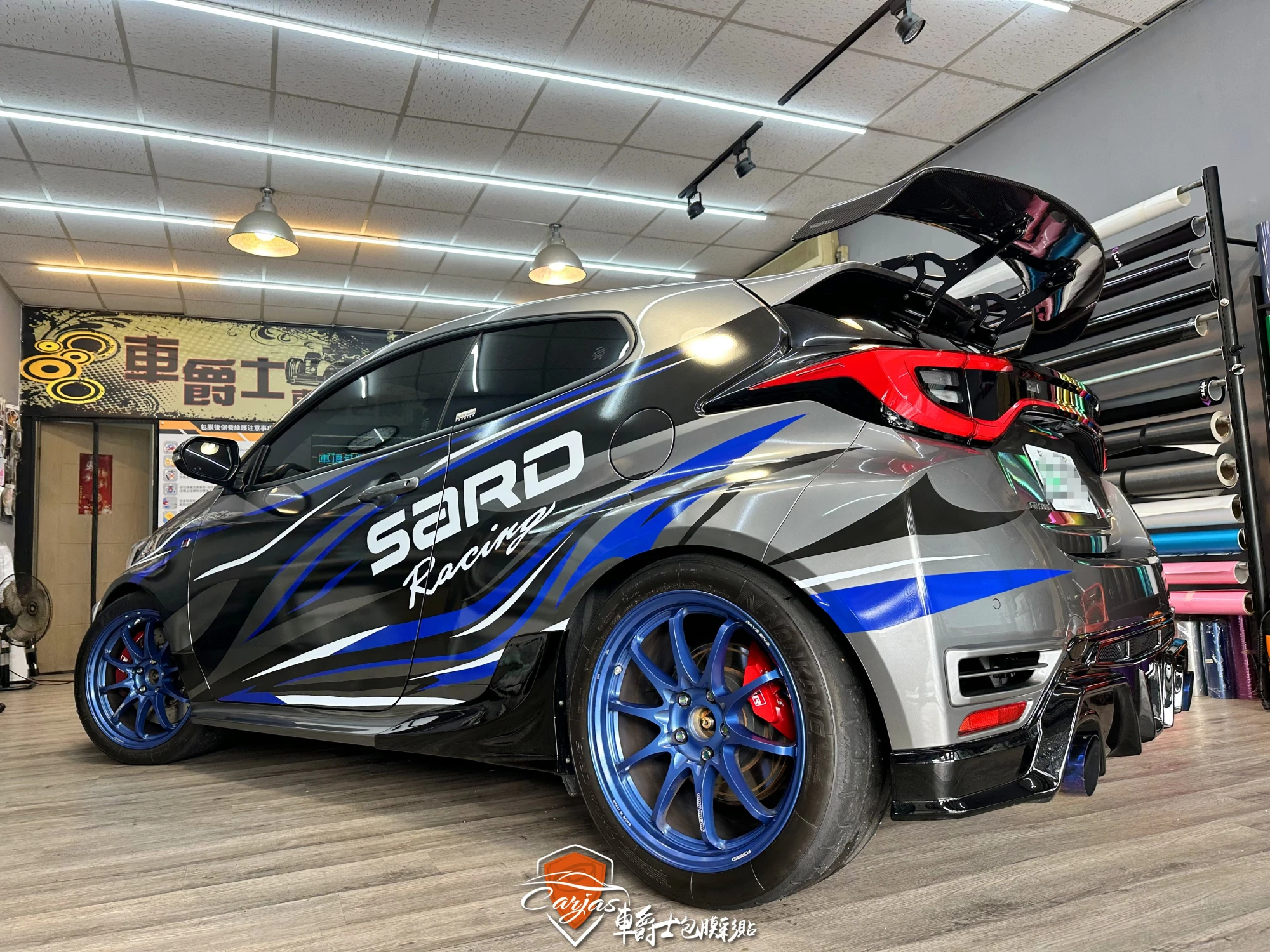 TOYOTA GR YARIS 客製化車身彩貼