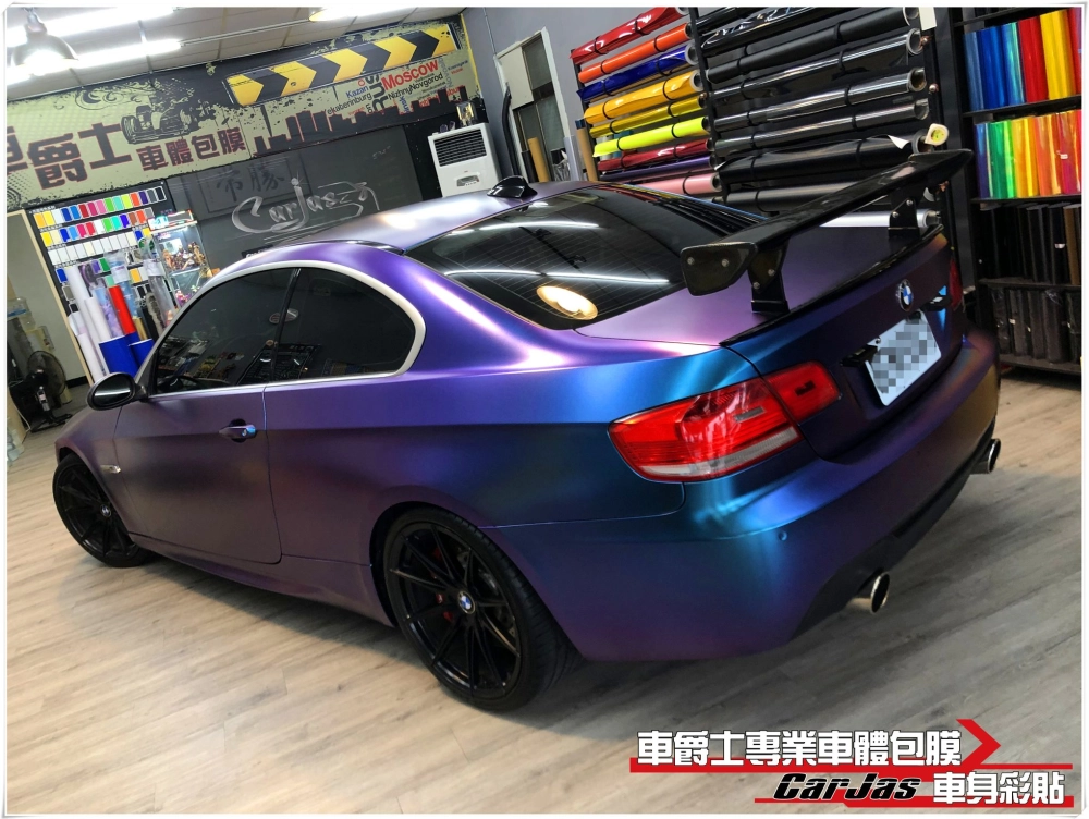 BMW 335 全車奢華變色改色包膜