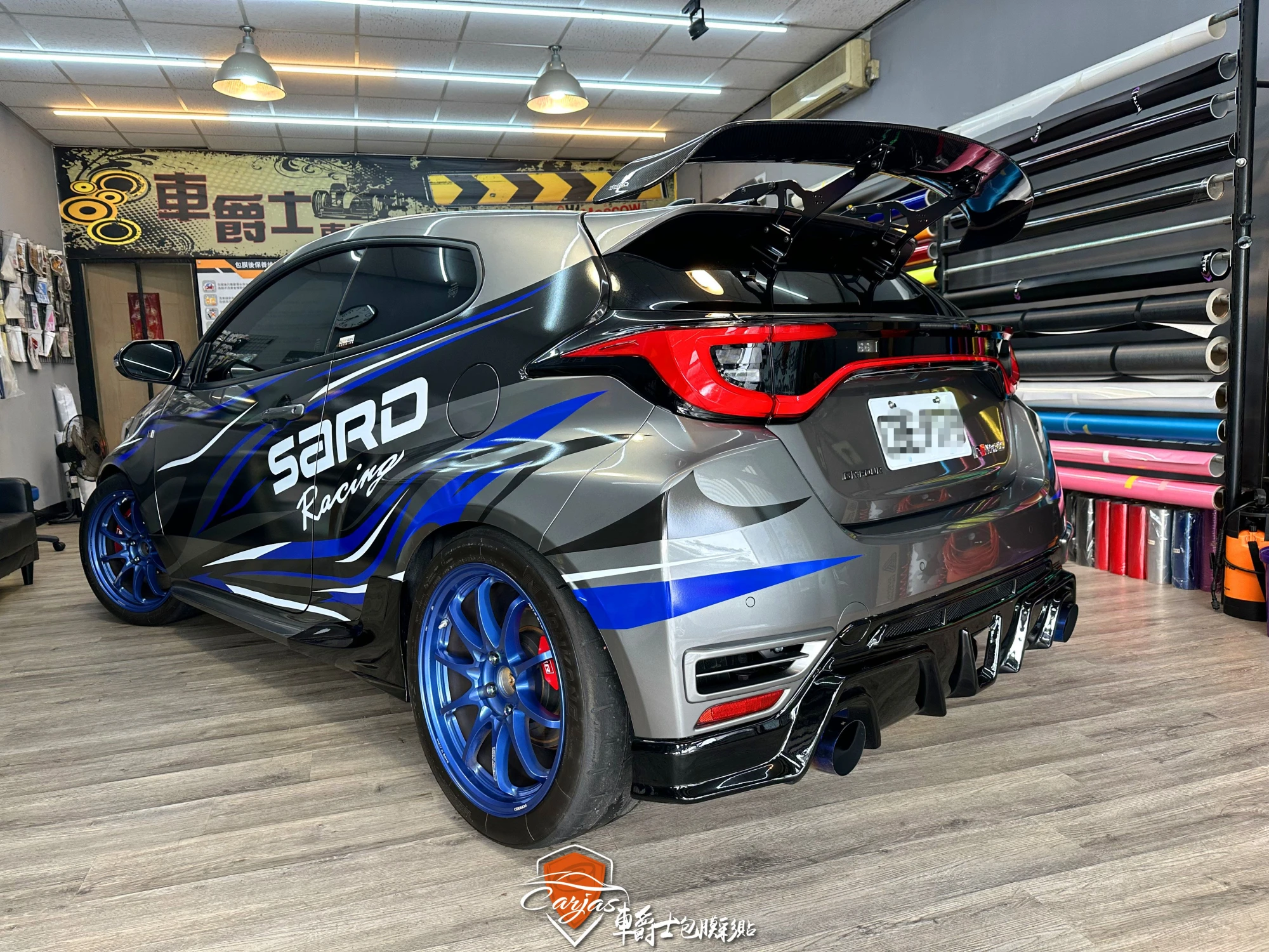 TOYOTA GR YARIS 客製化車身彩貼