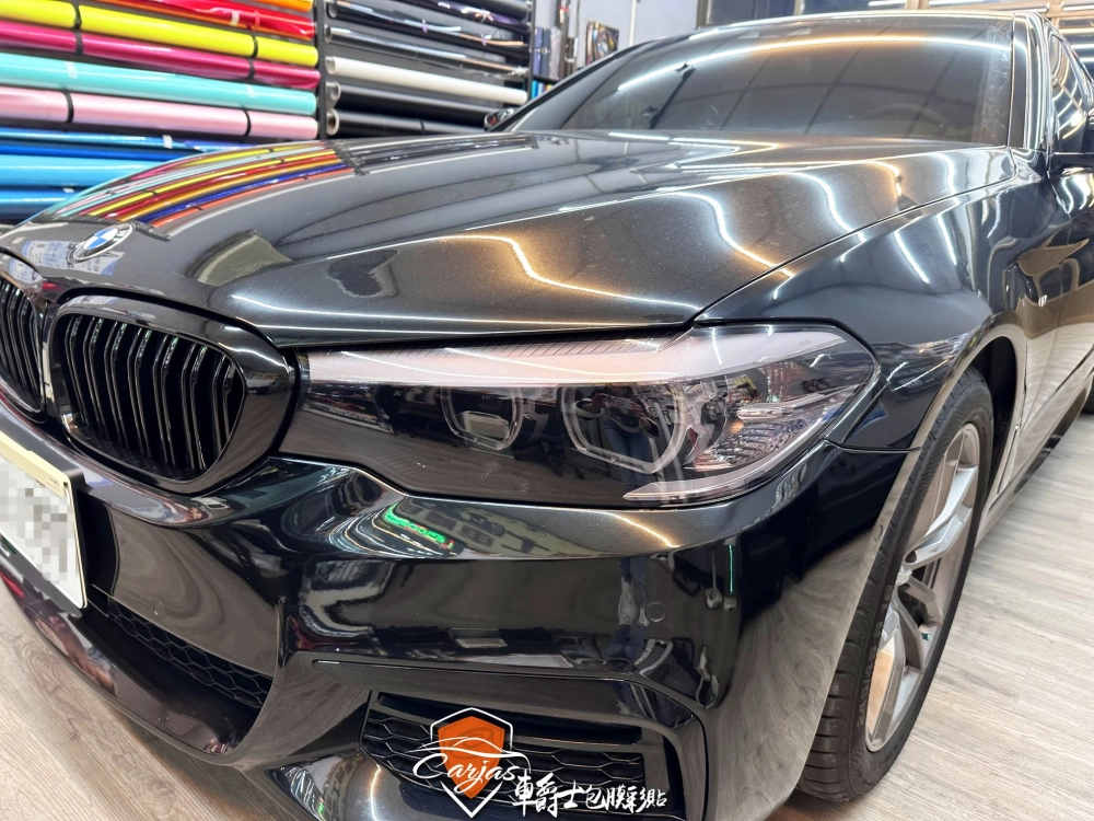 BMW 520i 大燈微燻黑 尾燈燻黑
