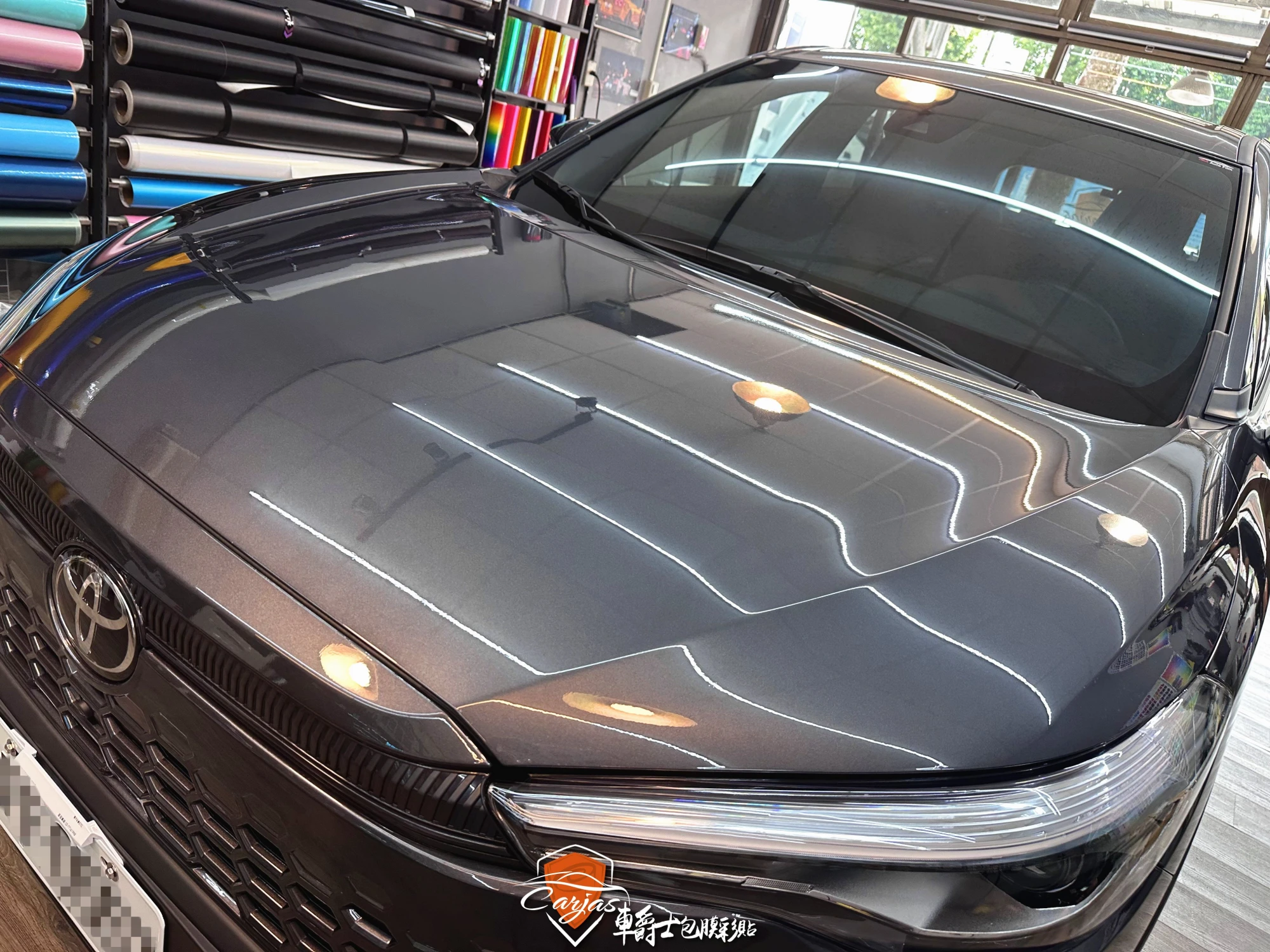TOYOTA COROLLA CROSS 引擎蓋、大燈、前葉子板及後視鏡 TPU自體修復透明犀牛皮保護膜&車身鍍膜