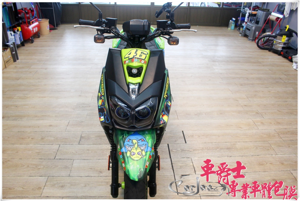 YAMAHA BWS-R 客製化Rossi 46車身彩貼