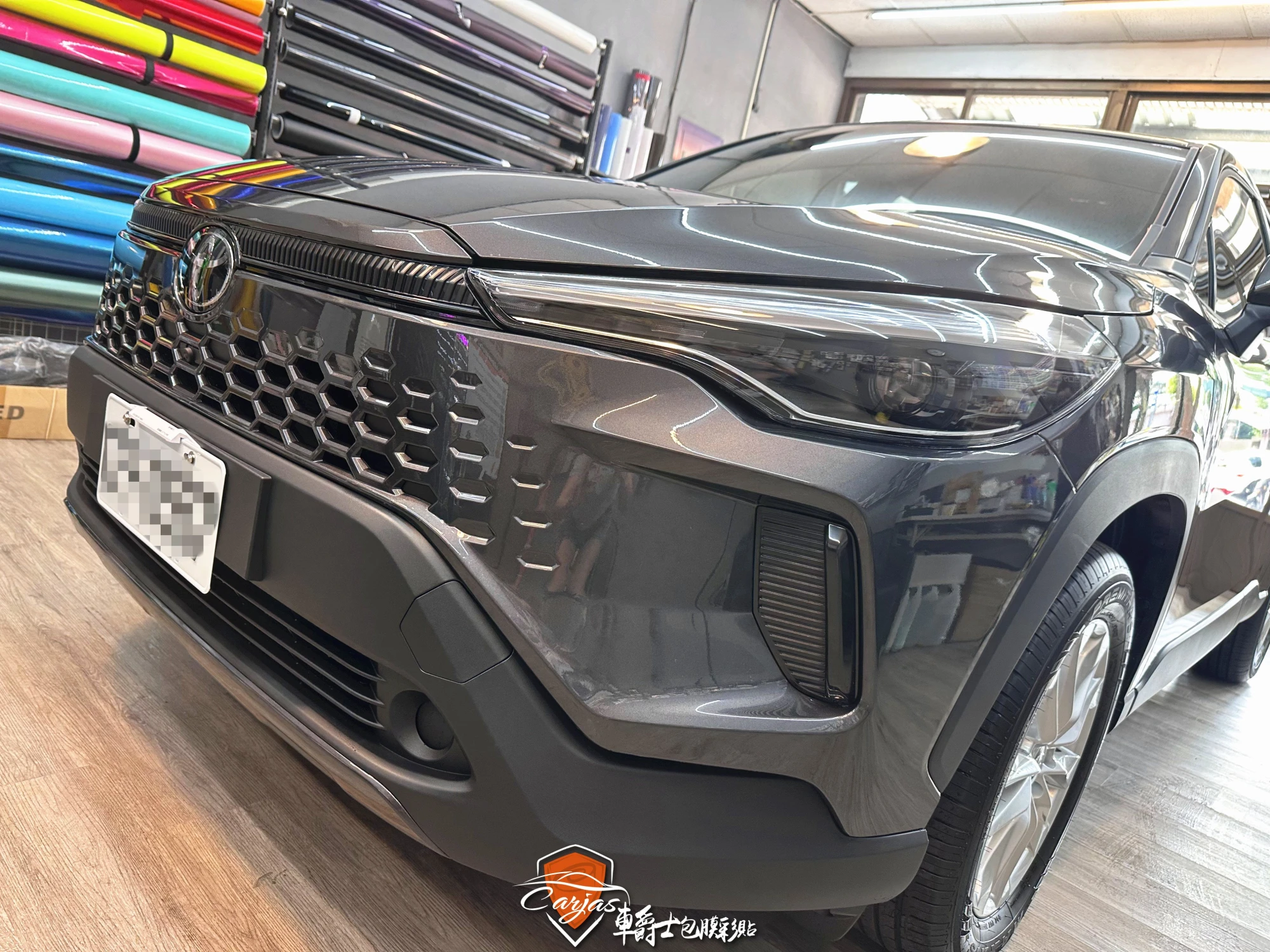 TOYOTA COROLLA CROSS 引擎蓋、大燈、前葉子板及後視鏡 TPU自體修復透明犀牛皮保護膜&車身鍍膜