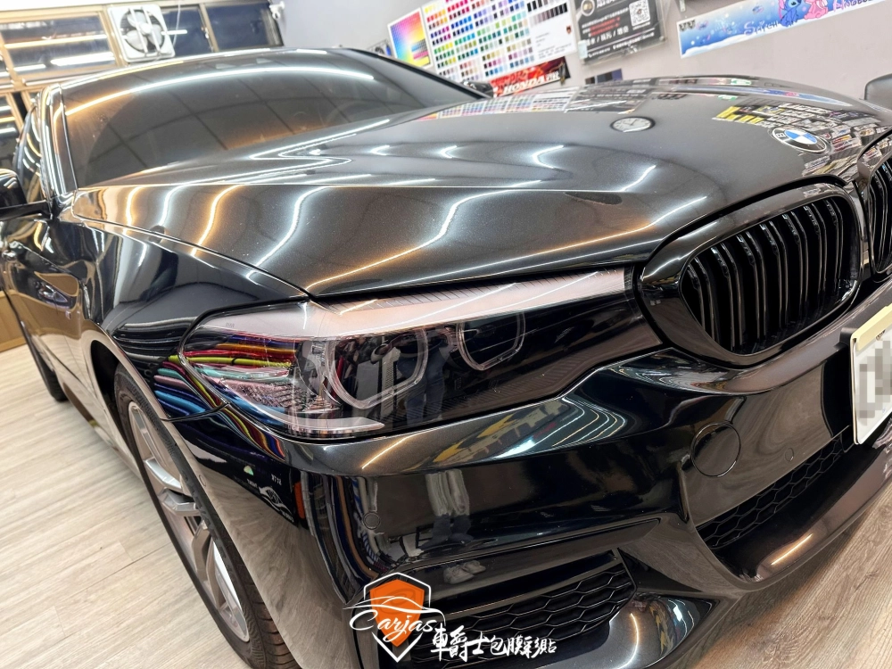 BMW 520i 大燈微燻黑 尾燈燻黑