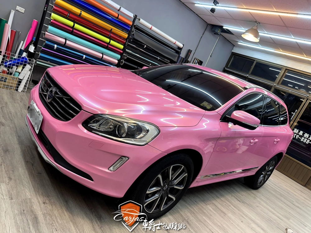 VOLVO XC60 貝殼金屬粉全車改色包膜