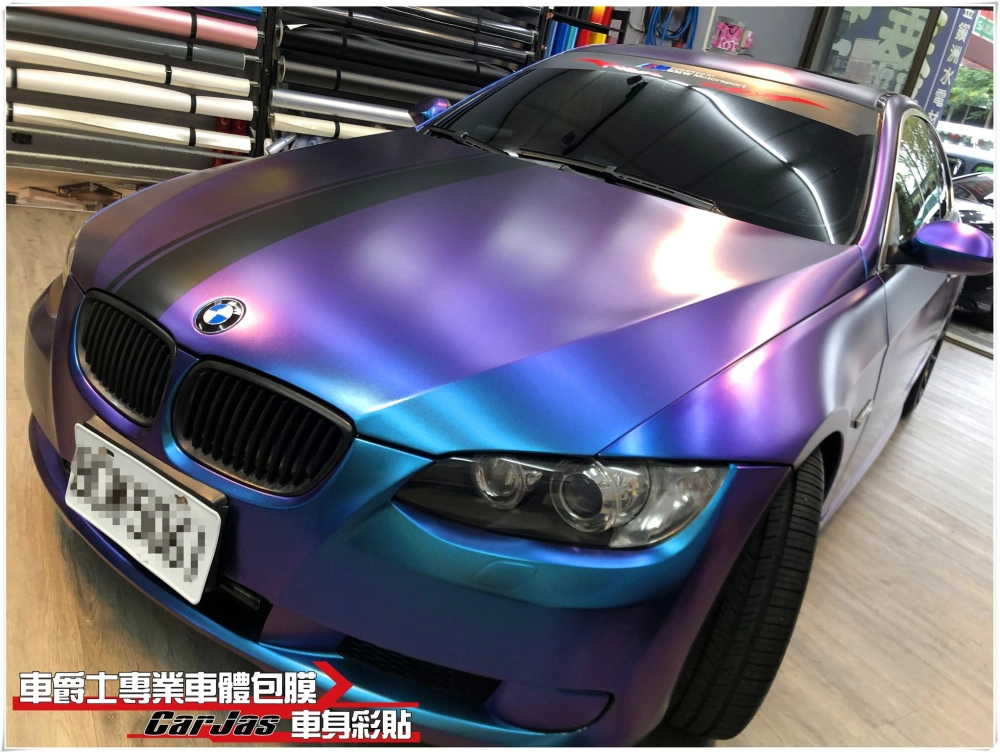BMW 335 全車奢華變色改色包膜