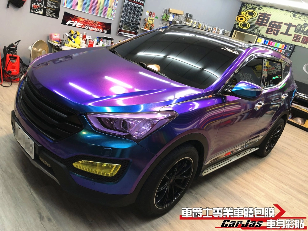 HYUNDAI SANTA FE 全車奢華變色改色包膜