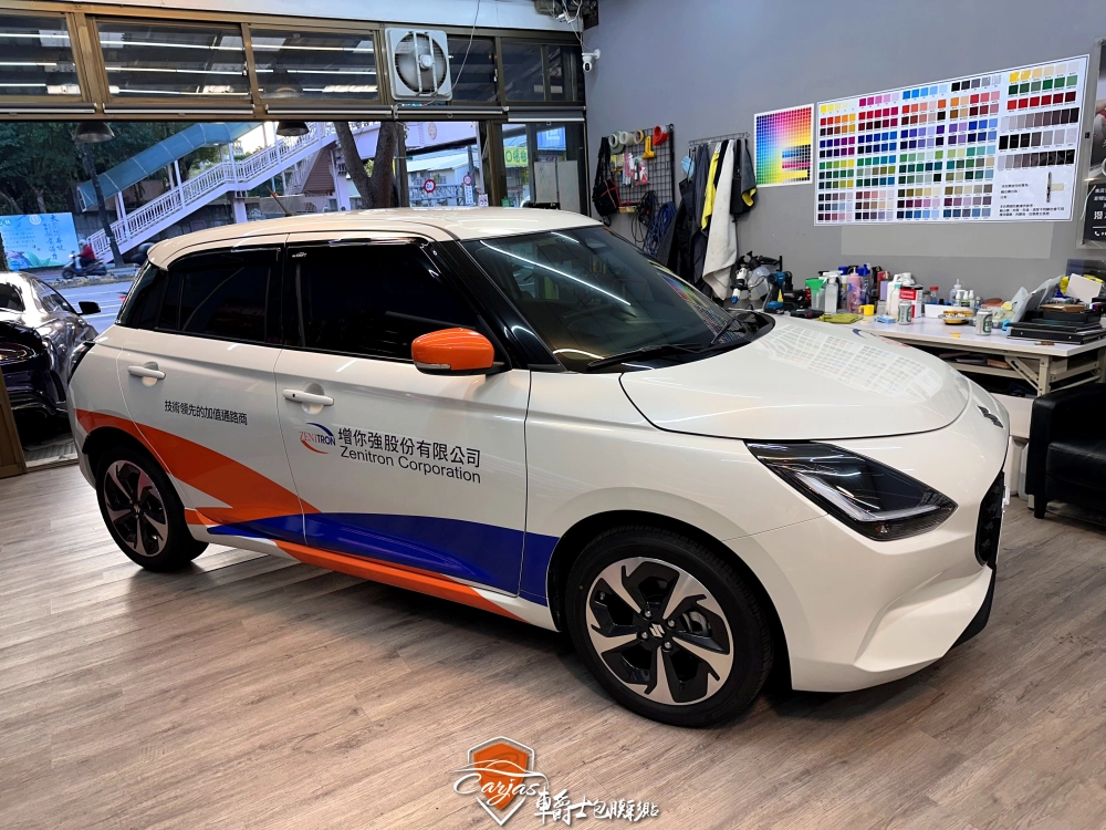 SUZUKI SWIFT 企業形象車體廣告車身彩貼