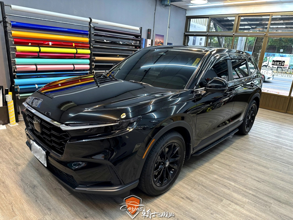 HONDA CR-V 全車漆面TPU自體修復透明犀牛皮保護膜、大燈燻黑改色包膜