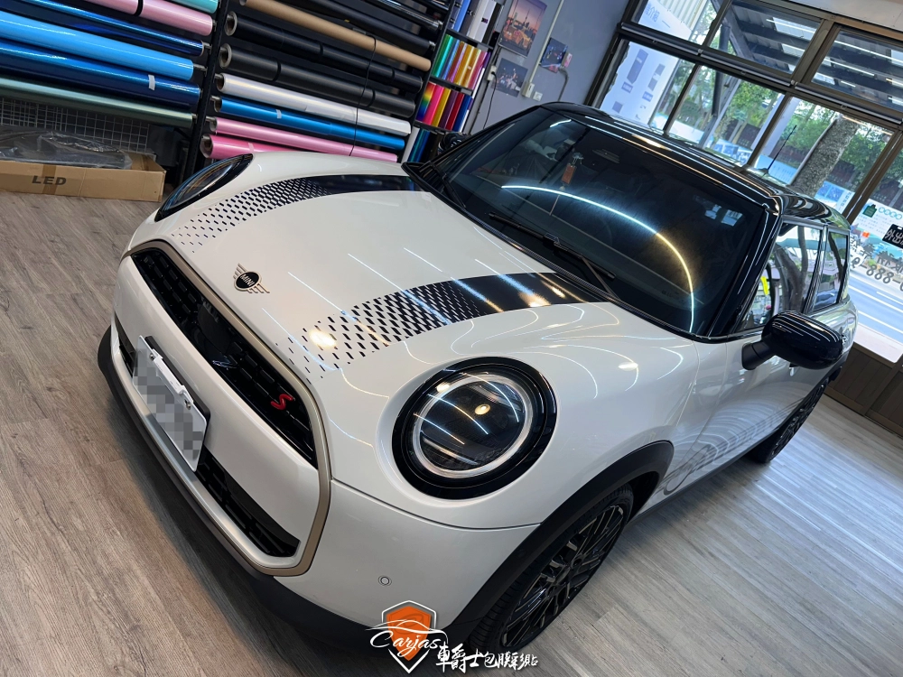 MINI COOPER 客製化運動線條車身彩貼