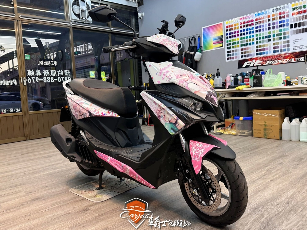KYMCO RTS165 客製化全車痛車彩貼設計代施工
