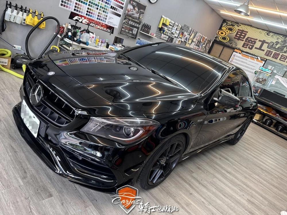 BENZ CLA 大燈淺黑、尾燈深黑燻黑自體修復犀牛皮保護包膜