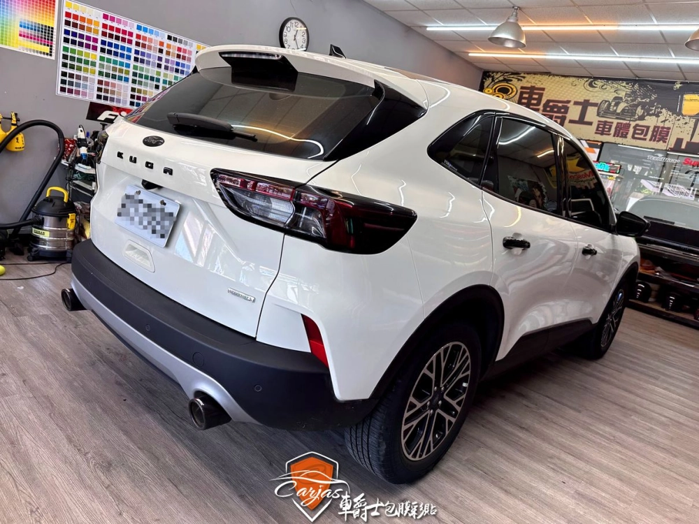 FORD KUGA 尾燈灰黑燻黑改色包膜