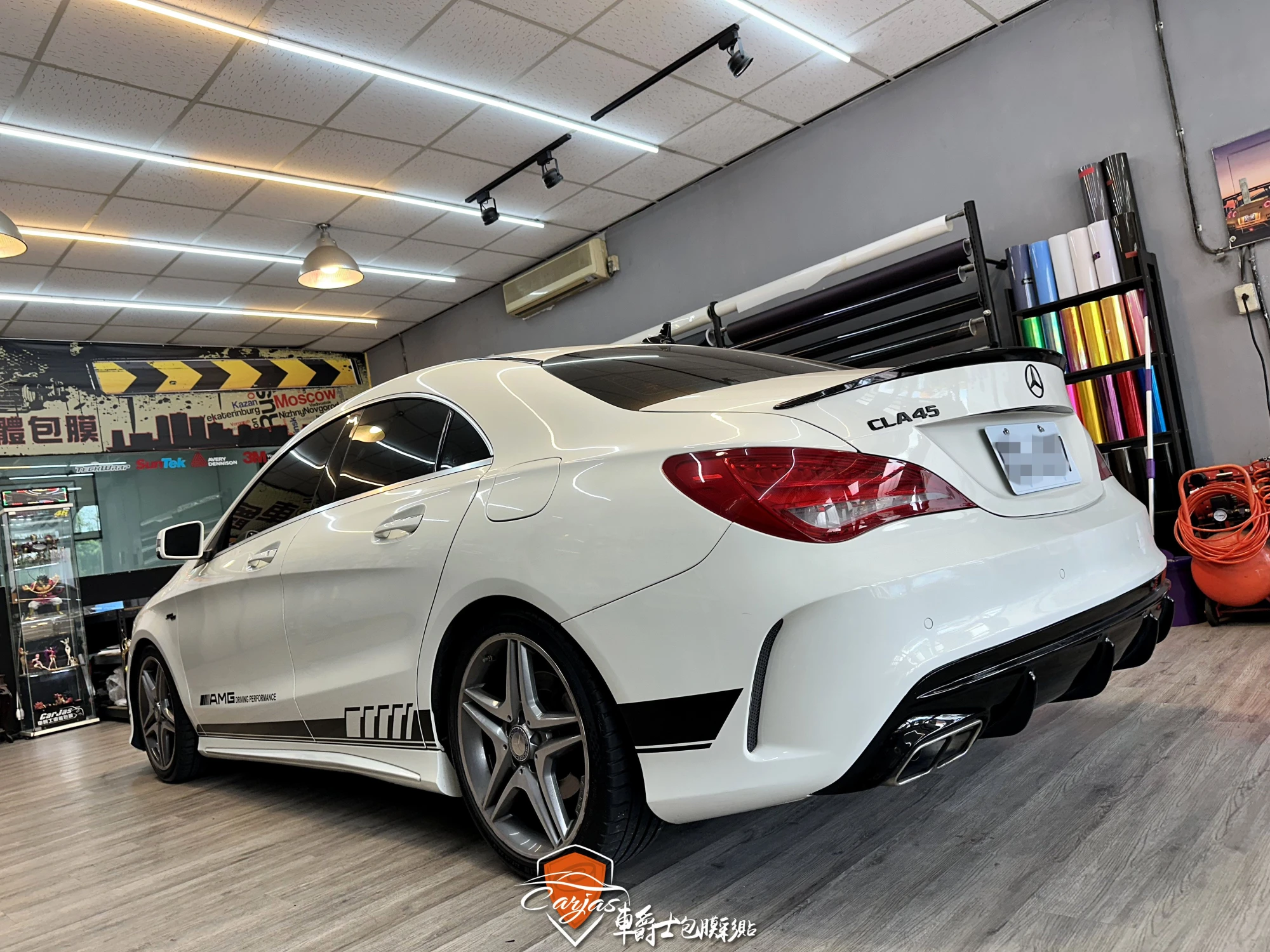 BENZ CLA250 客製化AMG車身彩貼
