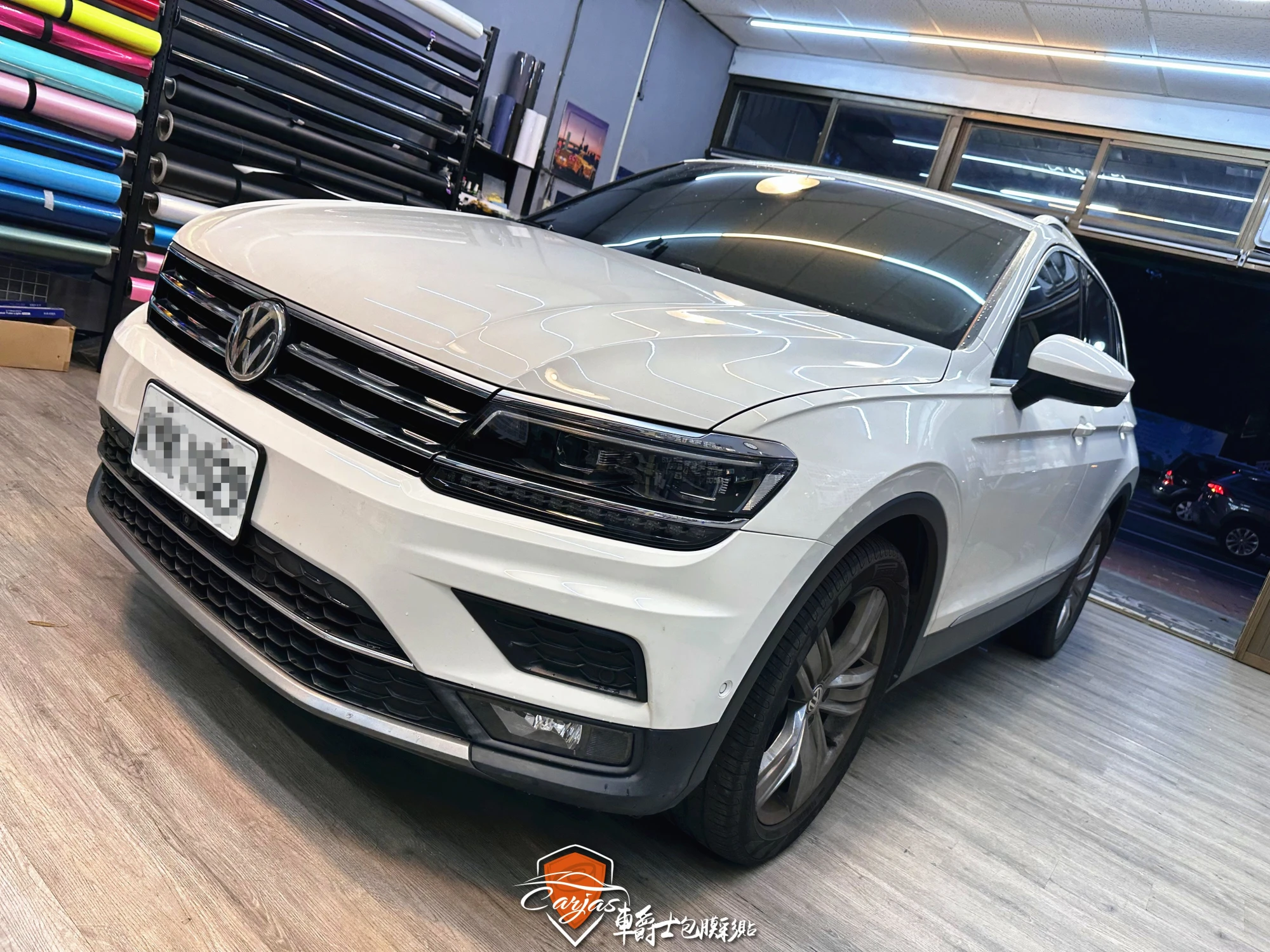 VOLKSWAGEN TIGUAN 大燈TPU自體修復透明犀牛皮保護包膜