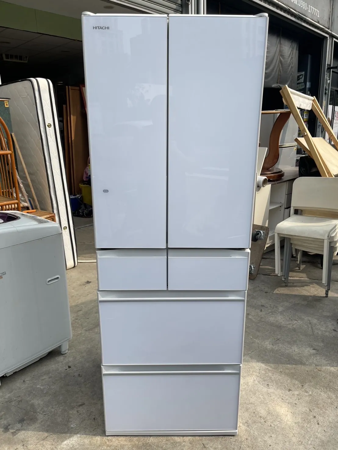 日立 | 六門冰箱 | 高182cm寬65cm深70cm | 型號 : R-HW540RJ