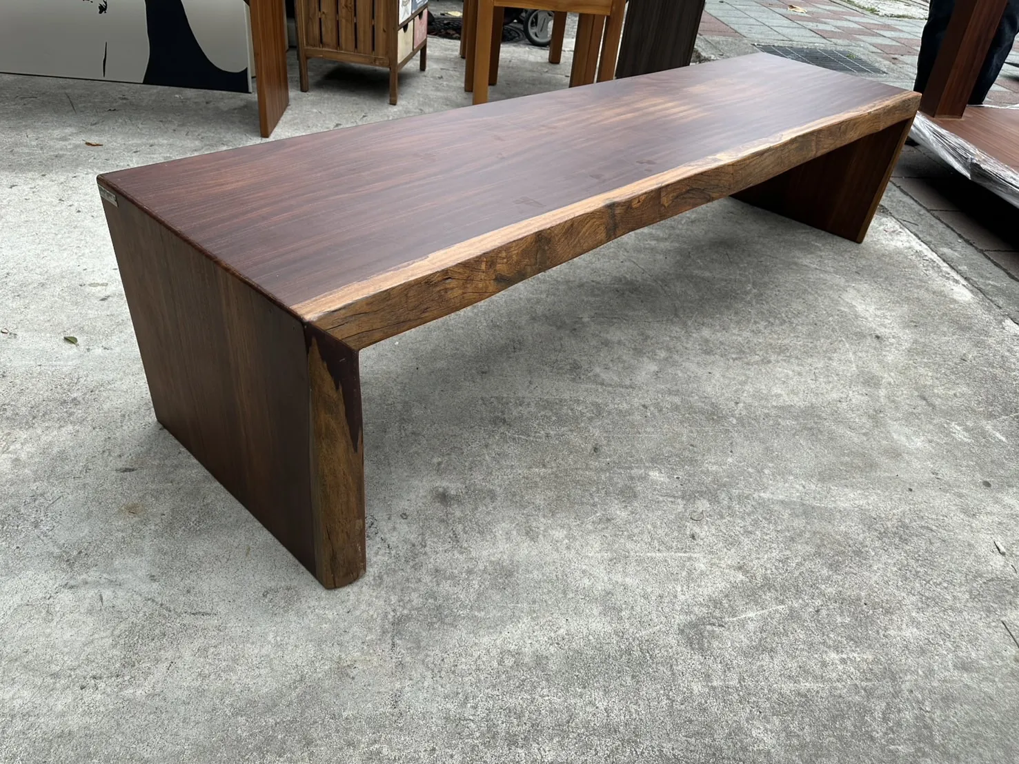 原木電視櫃＄13800