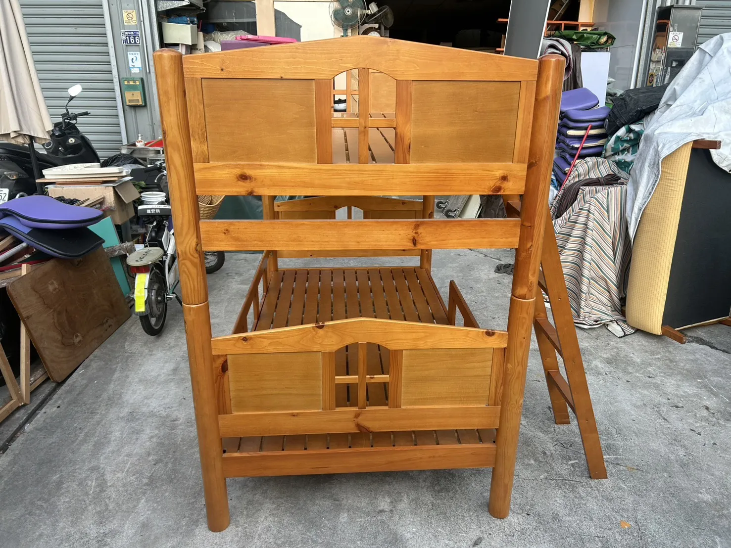 實木3.5呎上下舖＄6800