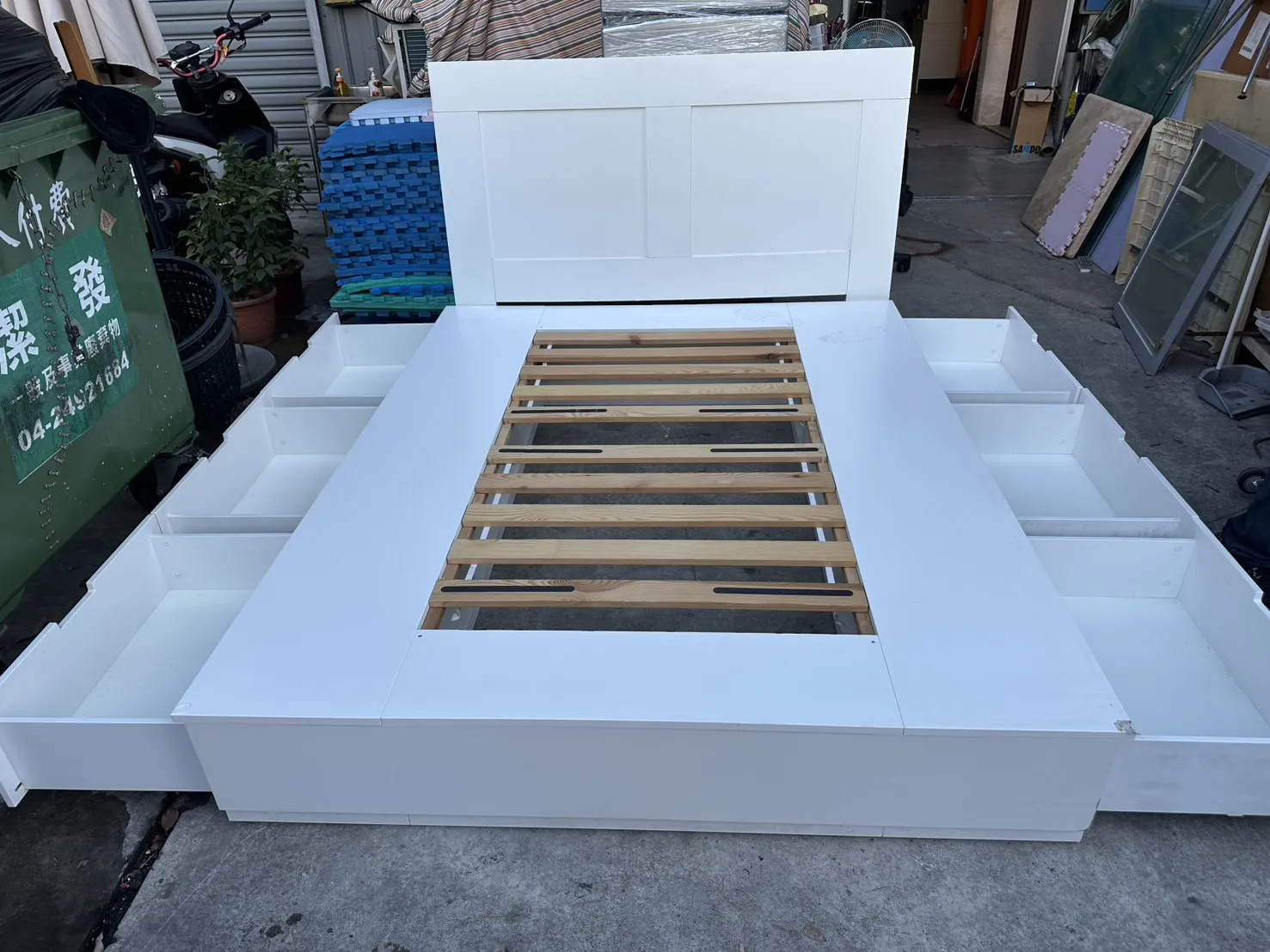 IKEA五尺收納型床組＄5800