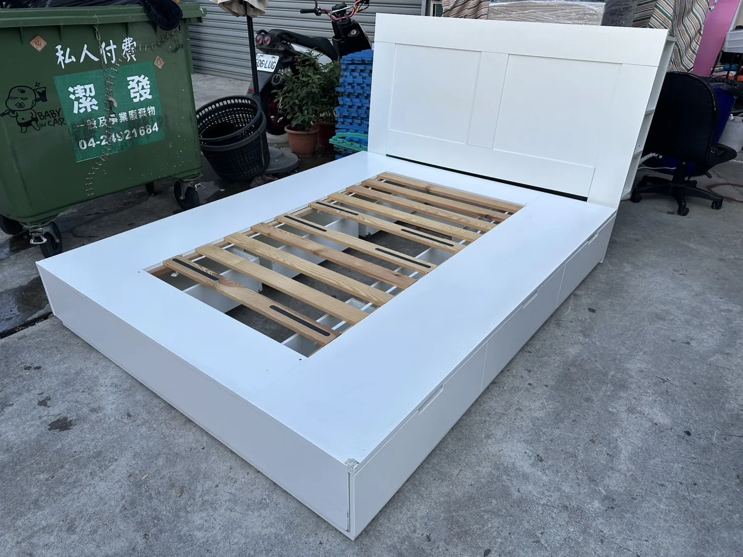 IKEA五尺收納型床組＄5800