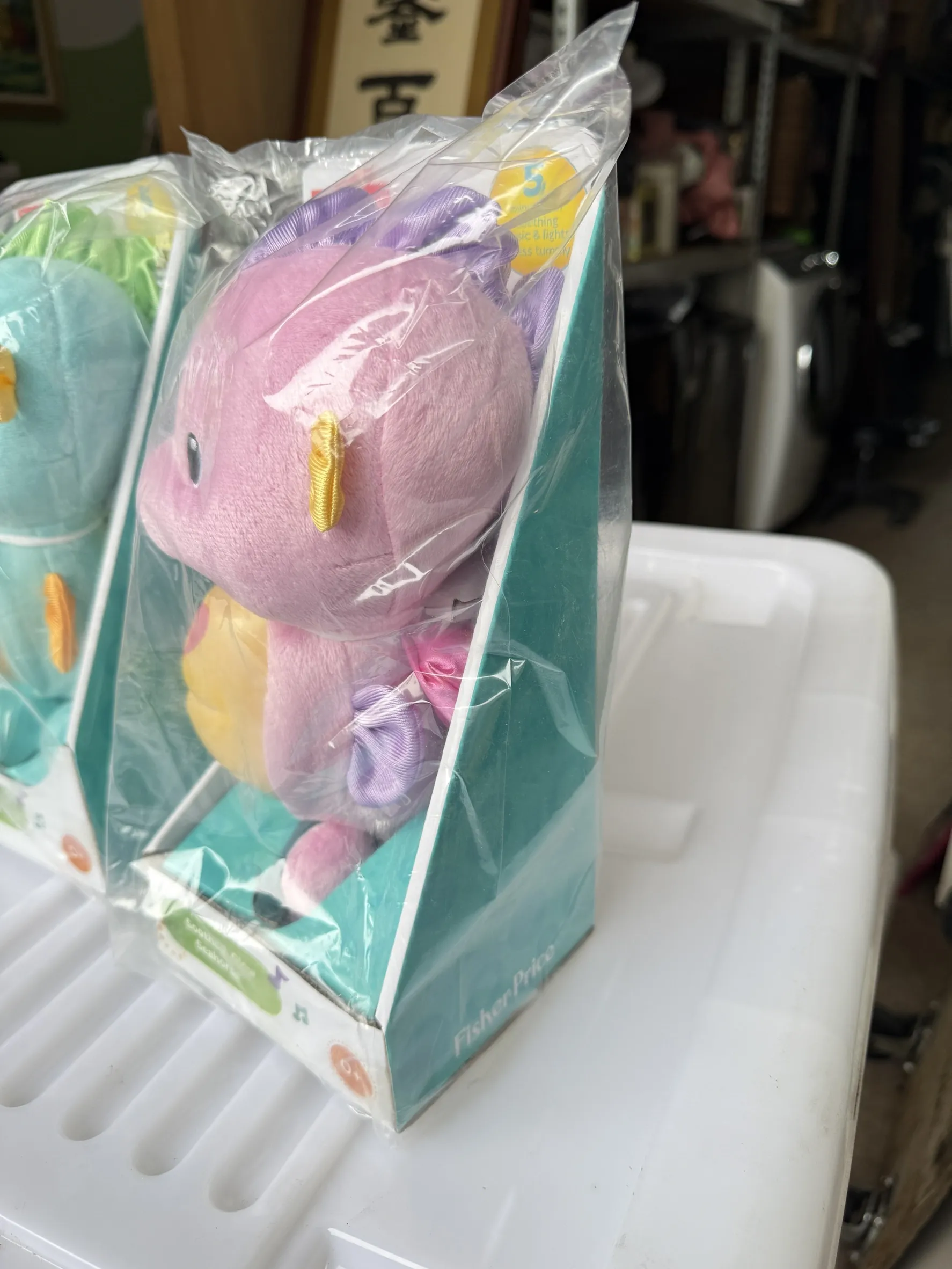 全新費雪聲光安撫小海馬（藍）