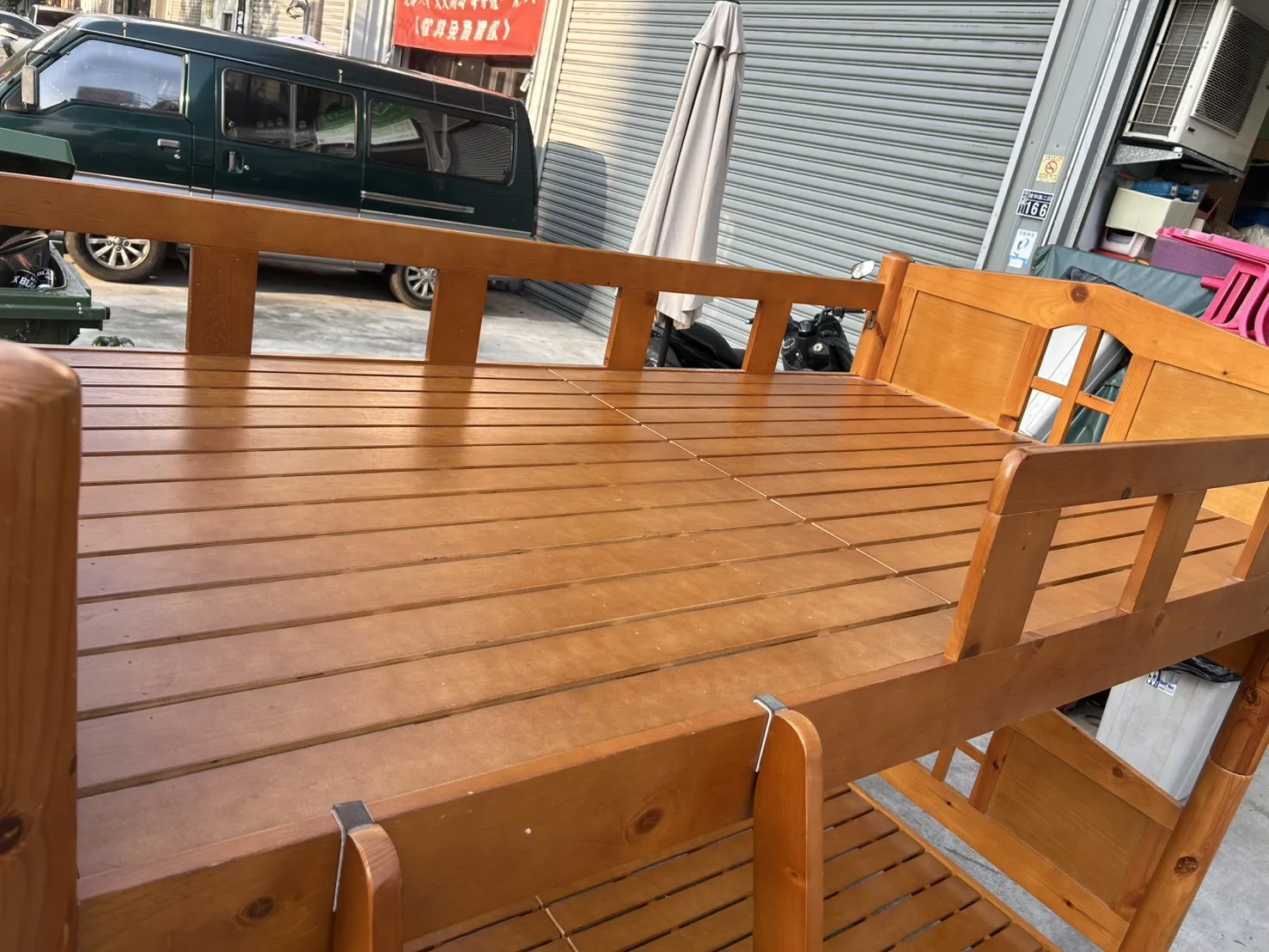 實木3.5呎上下舖＄6800