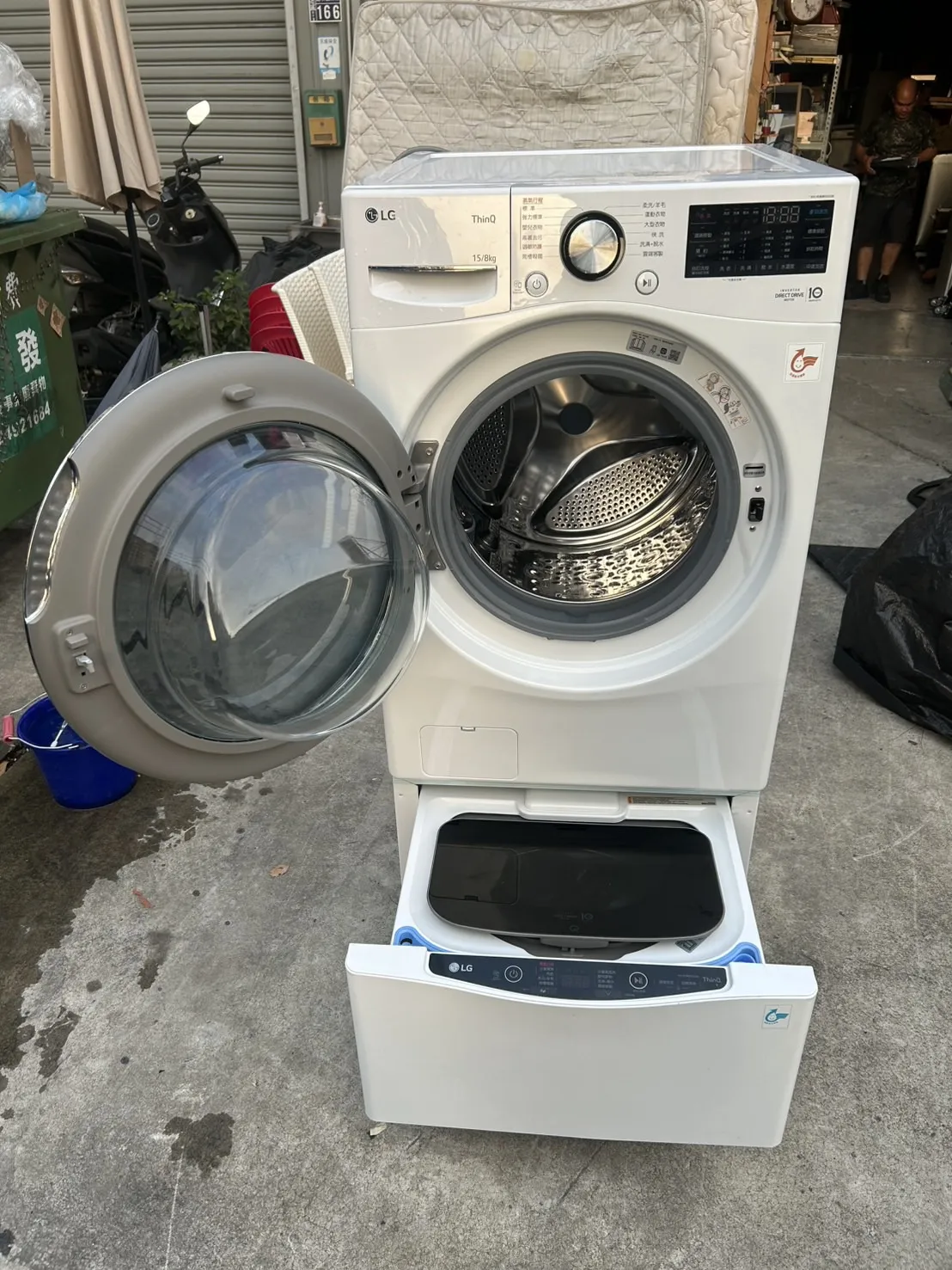 LG滾筒洗衣機含下座單槽＄26800