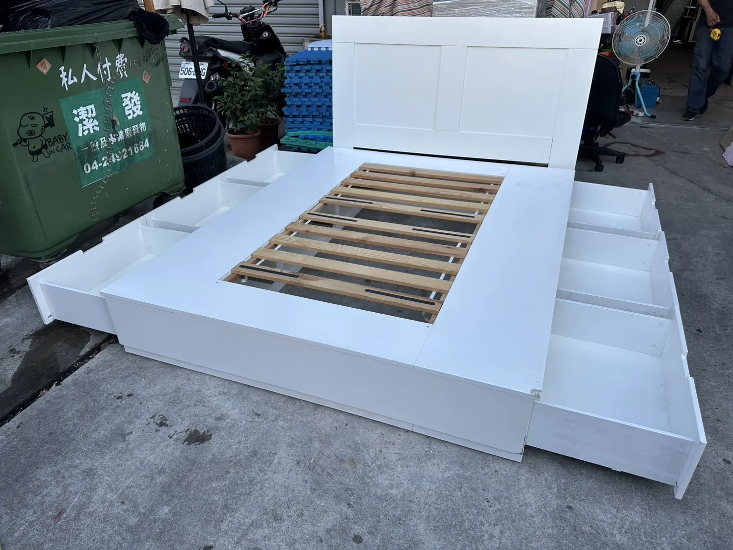 IKEA五尺收納型床組＄5800