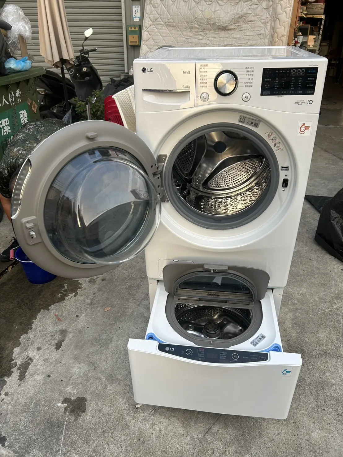 LG滾筒洗衣機含下座單槽＄26800