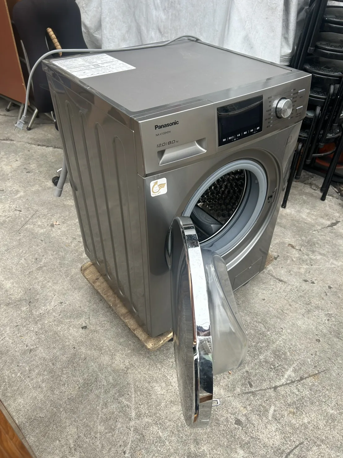 國際牌變頻滾筒洗脫烘洗衣機 洗衣12/烘衣8公斤＄10800