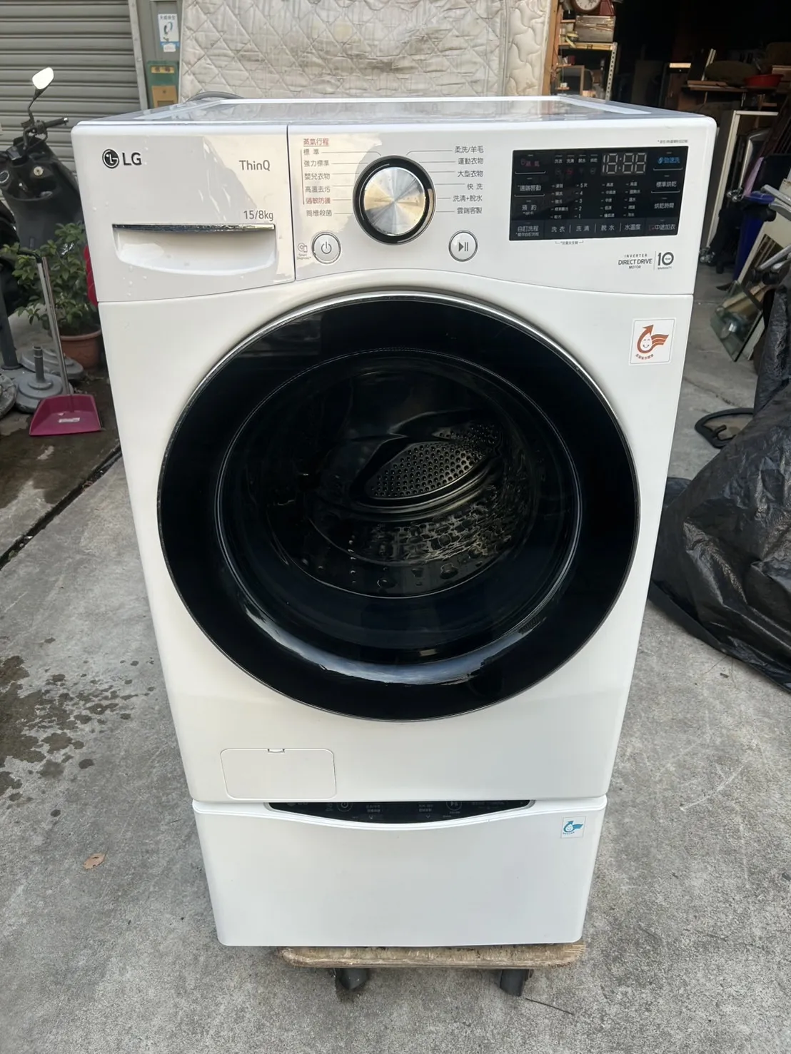 LG滾筒洗衣機含下座單槽＄26800