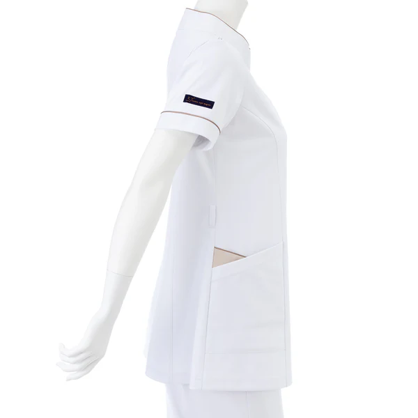 女款 針織優雅上衣 優雅立領 × 涼感彈性機能工作服 LX-3692