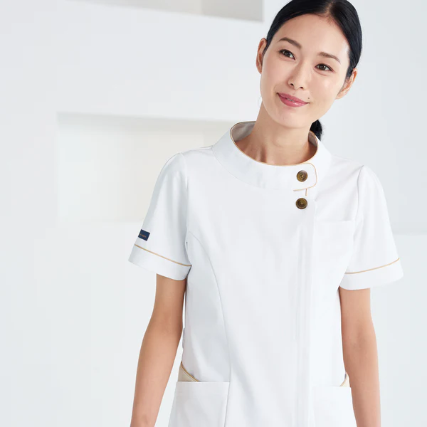 女款 針織優雅上衣 優雅立領 × 涼感彈性機能工作服 LX-3692